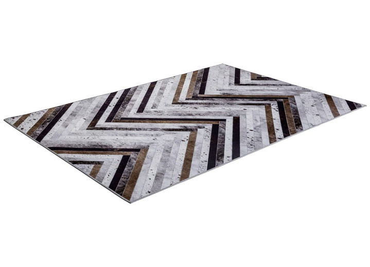 Teppiche - Robuste und pflegeleichte Teppiche Ansicht 2 Teppiche - Robuste und pflegeleichte Teppiche, in Größe 113 (Brücke, 70 x 140 cm) bis 249 (Teppich, 160 x 230 cm), in Farbe GRAU Ansicht 2