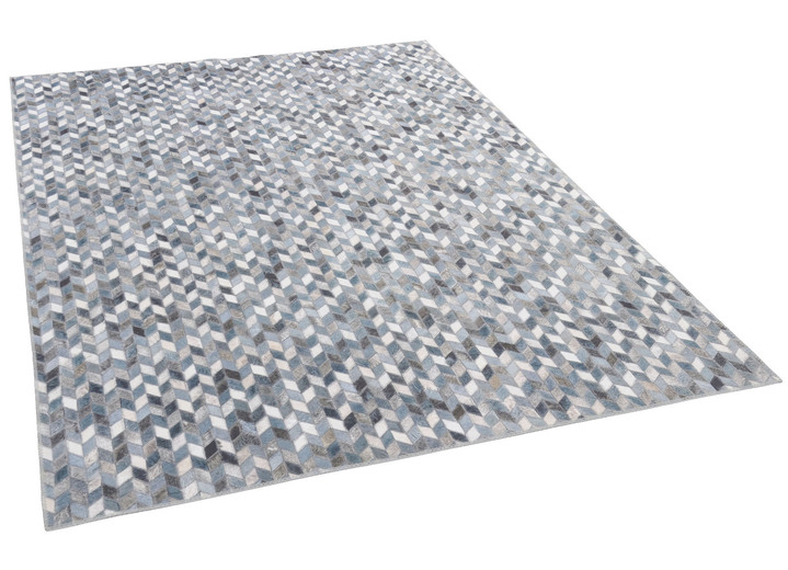 Modern - Pflegeleichte Brücken und Teppiche  Ansicht 3 Modern - Pflegeleichte Brücken und Teppiche , in Größe 109 (Brücke, 50 x 80 cm) bis 249 (Teppich, 160 x 230 cm), in Farbe BLAU Ansicht 3