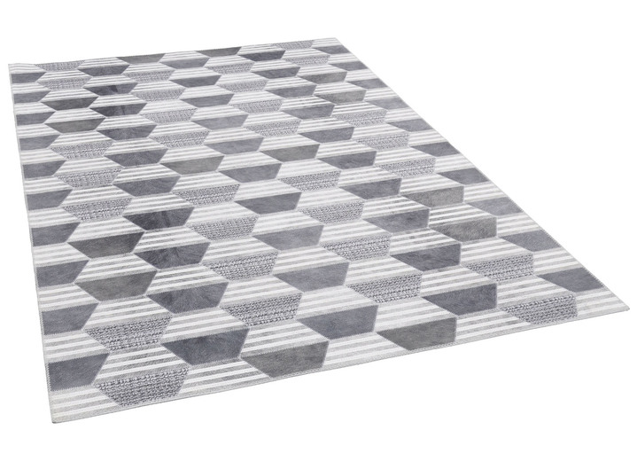 Modern - Robuste und pflegeleichte Teppiche, in Größe 109 (Brücke, 50 x 80 cm) bis 278 (Teppich, 190 x 280 cm), in Farbe GRAU Ansicht 3