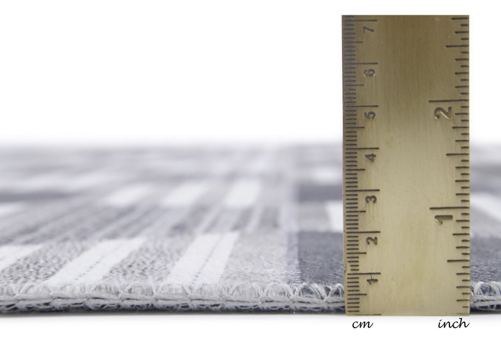 Modern - Robuste und pflegeleichte Teppiche, in Größe 109 (Brücke, 50 x 80 cm) bis 278 (Teppich, 190 x 280 cm), in Farbe GRAU Ansicht 4