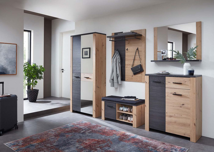 Modern - Stilvoll bedruckte Brücken und Teppiche, in Größe 113 (Brücke, 70 x 140 cm) bis 278 (Teppich, 190 x 290 cm), in Farbe ROST Ansicht 2