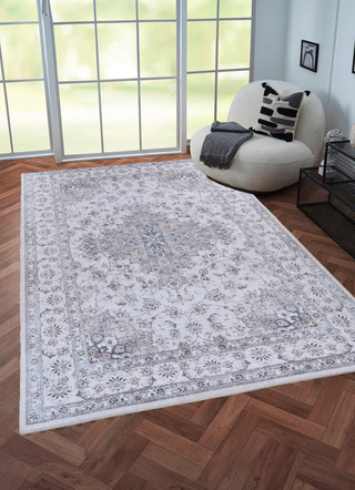 Modern - Bedruckte Brücken und Teppich von Gino Falcone, in Größe 113 (Brücke, 70 x 140 cm) bis 249 (Teppich, 160 x 230 cm), in Farbe CREME – Farbe CREME – Ansicht 