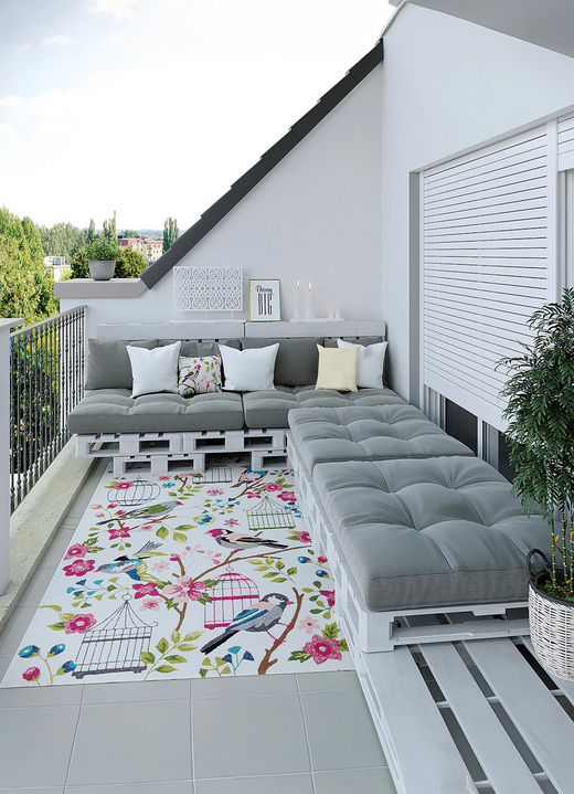 Modern - Indoor / Outdoor geeignete Brücken und Teppiche , in Größe 113 (Brücke, 70 x 140 cm) bis 278 (Teppich, 190 x 290 cm), in Farbe MULTICOLOR Ansicht 1