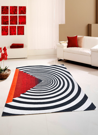 Modern - Hochwertige Brücken und Teppiche von Gino Falcone – Farbe MULTICOLOR – Ansicht  Modern - Hochwertige Brücken und Teppiche von Gino Falcone, in Größe 100 (Teppich, 100 x 100 cm) bis 278 (Teppich, 190 x280 cm), in Farbe MULTICOLOR – Farbe MULTICOLOR – Ansicht