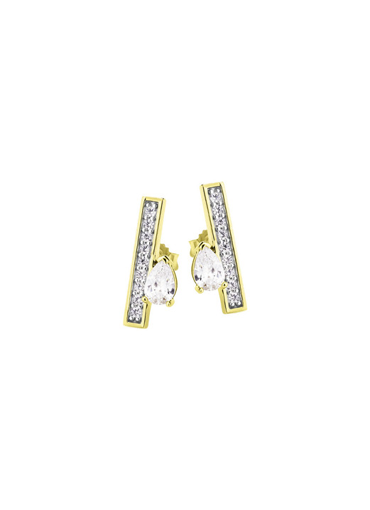 Schmuck & Uhren - Interessante Ohrstecker mit Zirkonia Ansicht 2 Schmuck & Uhren - Interessante Ohrstecker mit Zirkonia, in Farbe  Ansicht 2