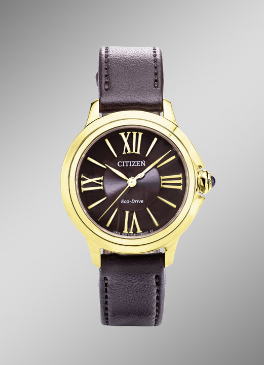 Lederband - Citizen Solar-Damenuhr, in Farbe  Ansicht 1
