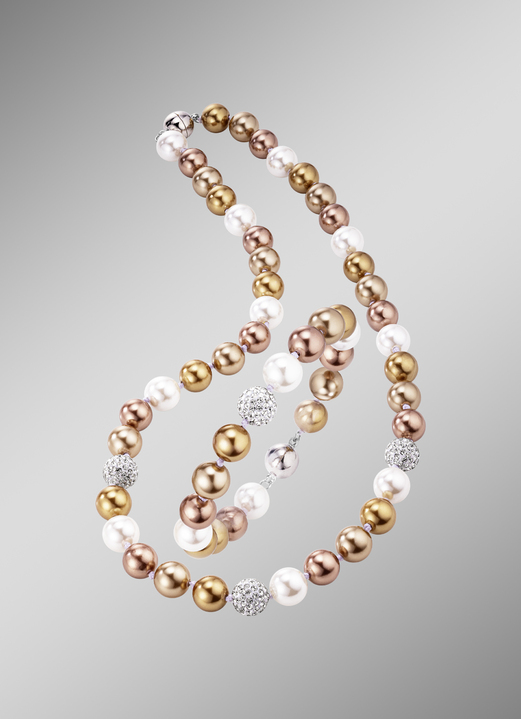 Schmucksets - Wunderschön schimmerndes, 2-teiliges Schmuck-Set, in Farbe WEISS Ansicht 23