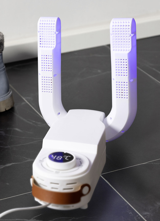 Praktische Hilfsmittel - Faltbarer Schuhtrockner mit 360-Grad-Heißuftzirkulation, in Farbe WEISS Ansicht 3