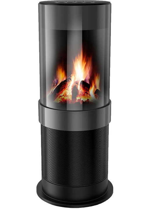 Wohlbefinden - Keramik-Heizlüfter Ecomero mit einfacher Touch Bedienung, in Farbe SCHWARZ Ansicht 1