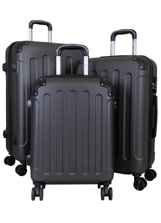 Gesundheit - Hartschalen-Kofferset 3-teilig, aus robustem ABS Ansicht 6 Gesundheit - Hartschalen-Kofferset 3-teilig, aus robustem ABS, in Farbe BLAU Ansicht 6