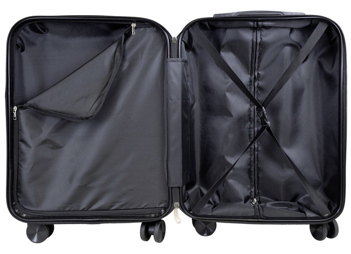 Gesundheit - Hartschalen-Kofferset 3-teilig, aus robustem ABS Ansicht 8 Gesundheit - Hartschalen-Kofferset 3-teilig, aus robustem ABS, in Farbe BLAU Ansicht 8