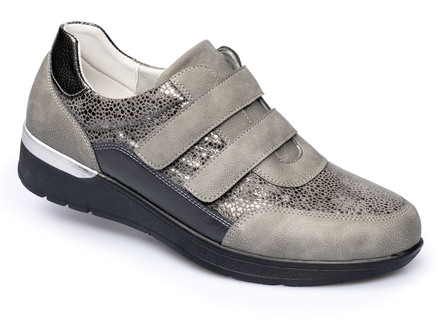 Schuhe & Einlagen - Federleichter Komfort-Sneaker, in Größe 036 bis 042, in Farbe GRAU – Farbe GRAU – Ansicht 