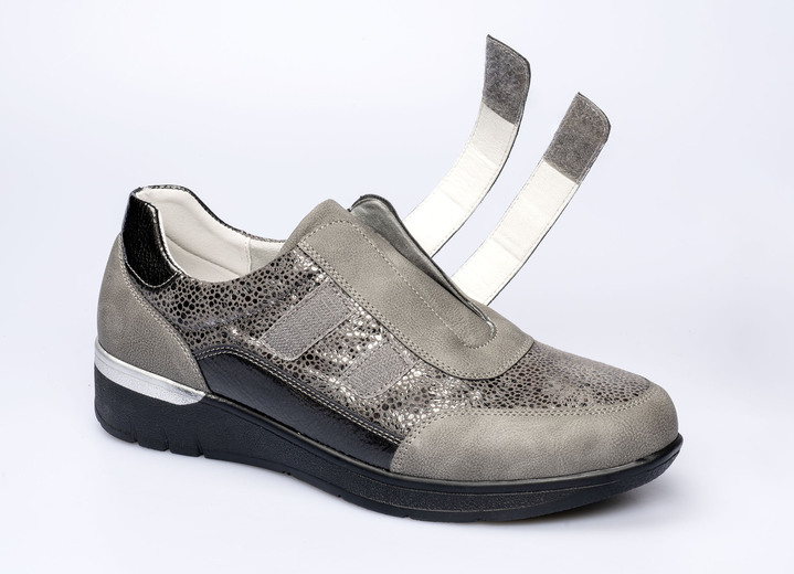 Schuhe & Einlagen - Federleichter Komfort-Sneaker, in Größe 036 bis 042, in Farbe GRAU Ansicht 3