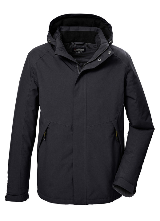 Funktionsjacken - Sportliche Herren-Funktionsjacke, in Größe 3XL bis XXL, in Farbe DUNKELBLAU Ansicht 3