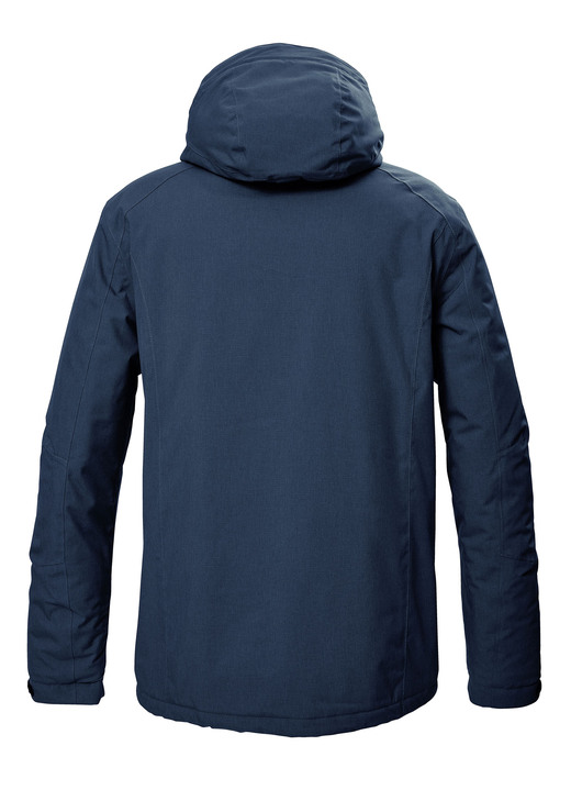 Funktionsjacken - Sportliche Herren-Funktionsjacke, in Größe 3XL bis XXL, in Farbe DUNKELBLAU Ansicht 2