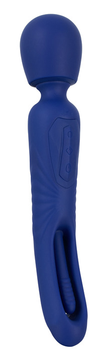 Erotik - Handlicher 2in1 Massagestab, in Farbe BLAU Ansicht 5