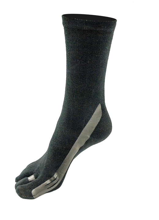 Gesunder Fuß - Hammerzehen Taping-Socks Ansicht 1 Gesunder Fuß - Hammerzehen Taping-Socks, in Größe 1 (37/38) bis 5 (45/46), in Farbe SCHWARZ Ansicht 1