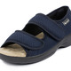 Sandalen & Pantoletten - Klett-Sandale für Damen und Herren, in Größe 036 bis 046, in Farbe BLAU, in Ausführung Klett-Sandale mit 1 Klettverschluss – Farbe BLAU – Ansicht 1