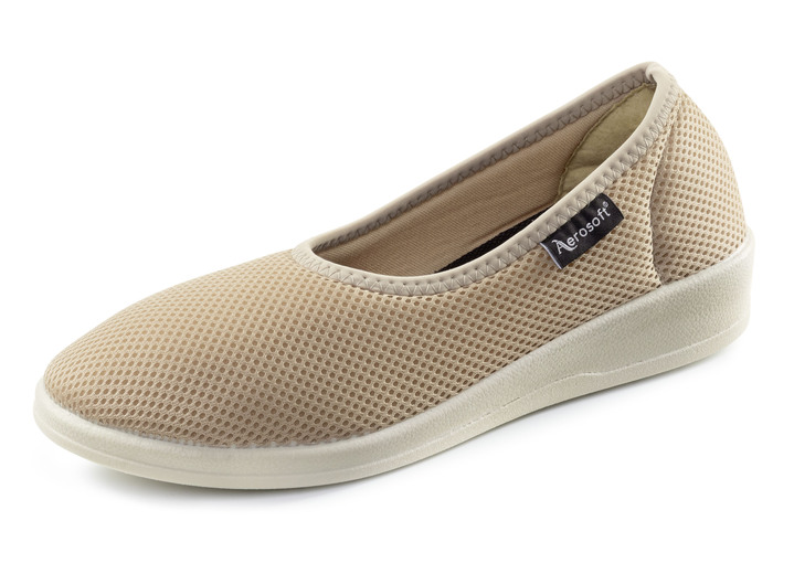 Pumps & Ballerina - Damen-Ballerina in 2 Farben, in Größe 036 bis 042, in Farbe BEIGE Ansicht 1