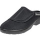 Sandalen & Pantoletten - Klett-Pantolette für Damen und Herren, in Größe 036 bis 046, in Farbe SCHWARZ