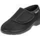 Slipper & Schnürschuhe - Klett-Halbschuh für Damen und Herren, in Größe 036 bis 046, in Farbe SCHWARZ