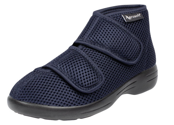 Stiefel & Stiefeletten - Klett-Stiefel für Damen und Herren, in Größe 036 bis 046, in Farbe SCHWARZ Ansicht 3