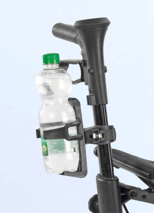 Mobilität - Rollstuhl-/Rollator-Getränkehalter, in Farbe SCHWARZ Ansicht 2