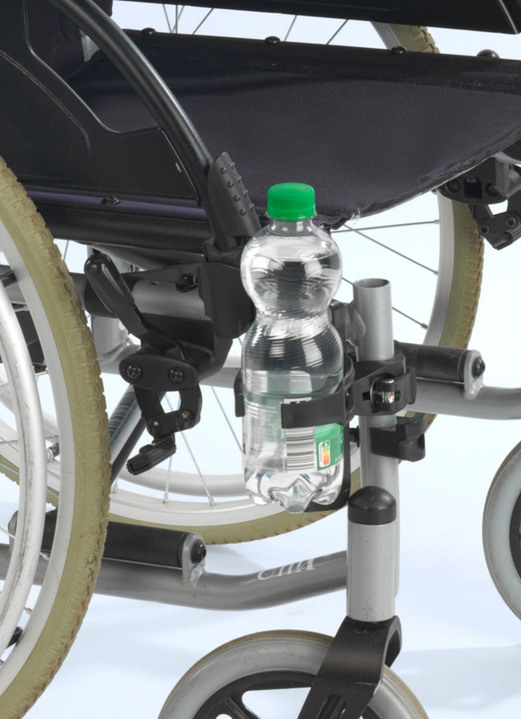 Mobilität - Rollstuhl-/Rollator-Getränkehalter, in Farbe SCHWARZ Ansicht 3