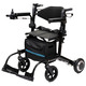 Mobilität - Elektrischer Rollstuhl/Rollator 2-in-1 – Farbe SCHWARZ – Ansicht 7 Mobilität - Elektrischer Rollstuhl/Rollator 2-in-1, in Farbe SCHWARZ – Farbe SCHWARZ – Ansicht 7