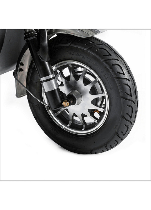 Elektromobile - 3-Rad Elektromobil im Stil eines Kompaktrollers, in Farbe ROT Ansicht 6