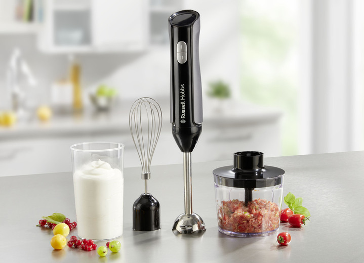 Küchengeräte - Russell Hobbs 3-in-1 Stabmixer-Set, in Farbe ROT Ansicht 2