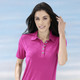 Strandkleider - Laurina Poloshirt mit Knopfleiste, in Größe 036 bis 054, in Farbe PETROL – Farbe PINK – Ansicht 1