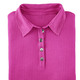 Strandkleider - Laurina Poloshirt mit Knopfleiste, in Größe 036 bis 054, in Farbe ROYALBLAU – Farbe PINK – Ansicht 2