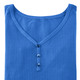 Tops - Laurina Trägershirt mit Zierknopfleiste, in Größe 036 bis 054, in Farbe ROYALBLAU – Farbe ROYALBLAU – Ansicht 2