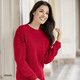 Langarm - Pullover mit Strukturmuster – Farbe ROT – Ansicht 1 Langarm - Pullover mit Strukturmuster, in Größe 036 bis 052, in Farbe ROT – Farbe ROT – Ansicht 1