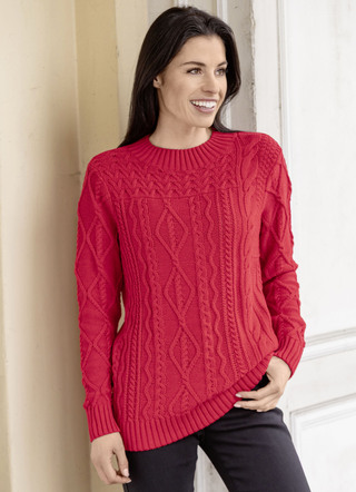Pullover mit nachhaltig recycelter Baumwolle