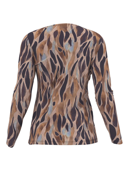 Pullover & Strickmode - Pullover in Feinstrick, in Größe 038 bis 054, in Farbe BRAUN-MARINE-MULTICOLOR Ansicht 2