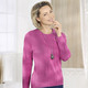 Pullover - Pullover in Twinset-Optik mit Schurwolle  – Farbe MAUVE Pullover - Pullover in Twinset-Optik mit Schurwolle , in Größe 038 bis 054, in Farbe MAUVE
