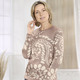 Pullover & Strickmode - Pullover in Jacquard-Dessin, in Größe 036 bis 052, in Farbe TAUPE-WOLLWEISS – Farbe TAUPE-WOLLWEISS – Ansicht 3