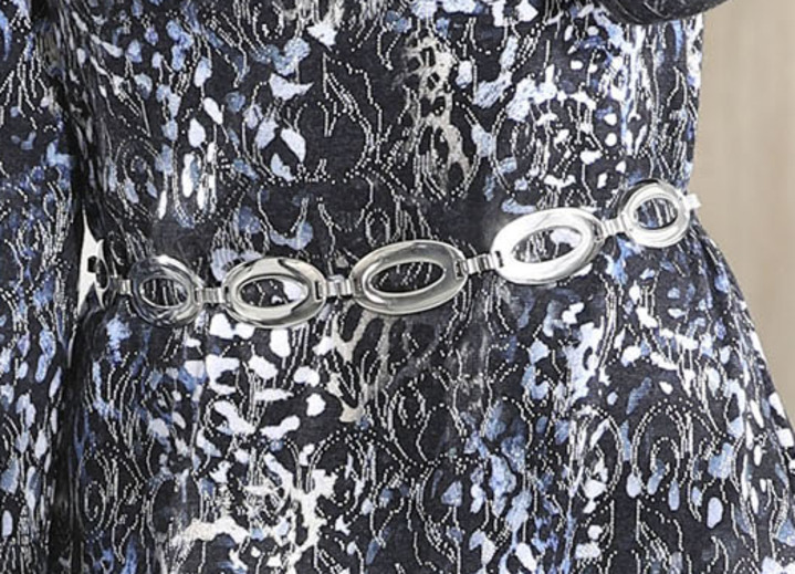 Gürtel - Modischer Damen-Kettengürtel, mit Karabinerverschluss, in Farbe SILBER Ansicht 2