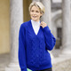 Strickjacken - Strickjacke mit dekorativer Struktur, in Größe 038 bis 054, in Farbe ROYALBLAU – Farbe ROYALBLAU – Ansicht 2