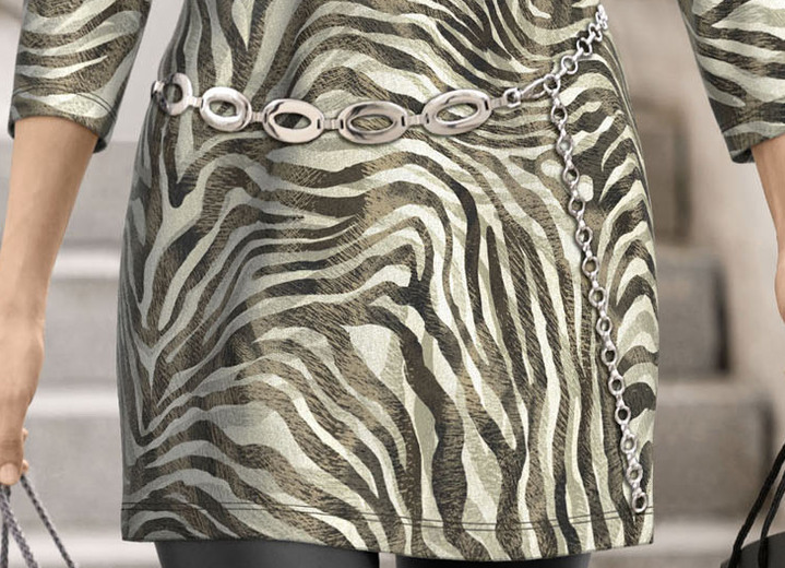 Gürtel - Modischer Damen-Kettengürtel, mit Karabinerverschluss, in Farbe SILBER Ansicht 3