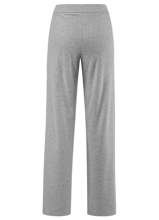 Hosen in Schlupfform - Hose in Palazzo-Form, in Größe 018 bis 054, in Farbe GRAU MELIERT Ansicht 2