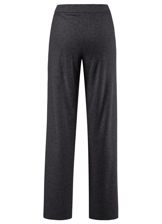 Hosen in Schlupfform - Hose in Palazzo-Form, in Größe 018 bis 054, in Farbe GRAU MELIERT Ansicht 10