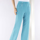 Hosen in Schlupfform - Hose mit dekorativen Zierknöpfen, in Größe 019 bis 054, in Farbe PFLAUME – Farbe AQUA – Ansicht 3