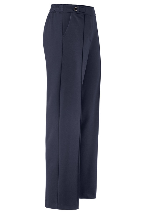 Hosen in Schlupfform - Hose in modischer Weite, in Größe 019 bis 054, in Farbe SCHWARZ Ansicht 4