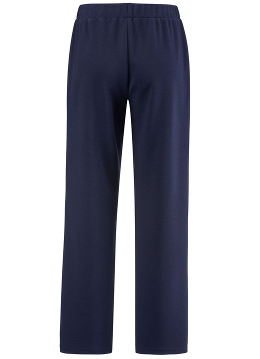 Hosen in Schlupfform - Hose mit dekorativen Zierknöpfen Ansicht 2 Hosen in Schlupfform - Hose mit dekorativen Zierknöpfen, in Größe 019 bis 054, in Farbe MARINE Ansicht 2