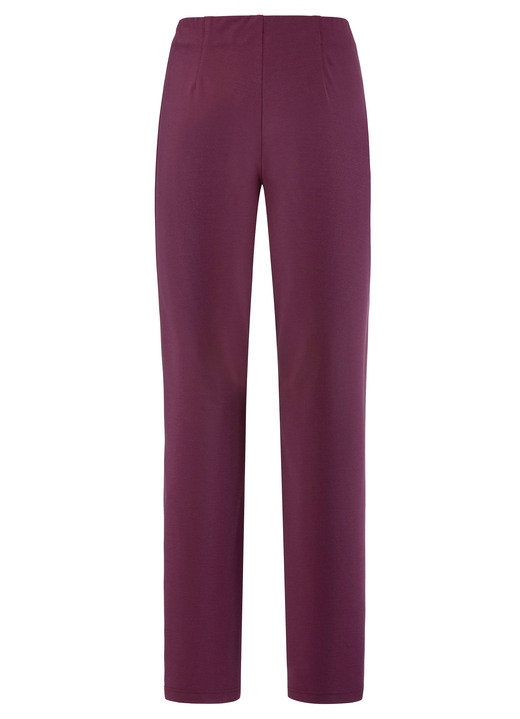 Hosen in Schlupfform - Hose mit angeschnittenem Bund, in Größe 019 bis 054, in Farbe BORDEAUX Ansicht 2