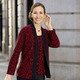 Abendkleider - Shirt-Tunika in 2-in-1-Optik – Farbe ROT-SCHWARZ – Ansicht 1 Abendkleider - Shirt-Tunika in 2-in-1-Optik, in Größe 036 bis 054, in Farbe ROT-SCHWARZ – Farbe ROT-SCHWARZ – Ansicht 1