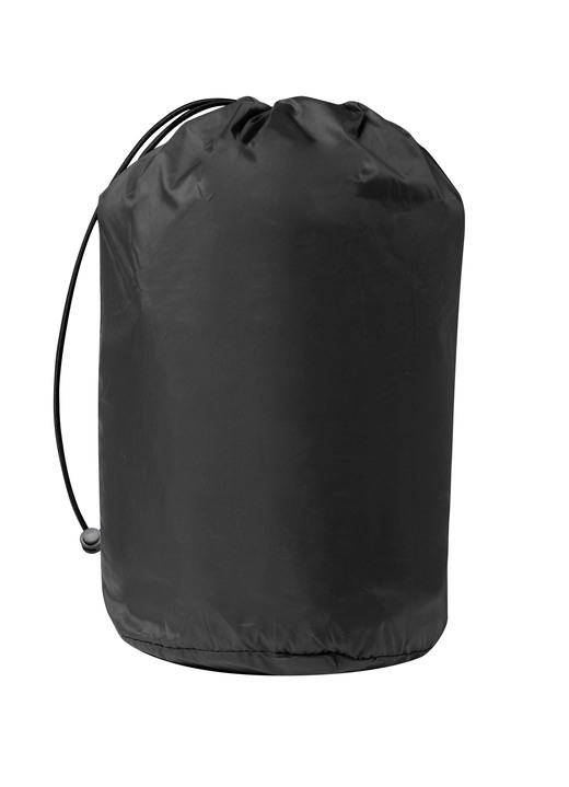 Lang - Kurzmantel mit praktischem Beutel, in Größe 036 bis 052, in Farbe SCHWARZ Ansicht 3